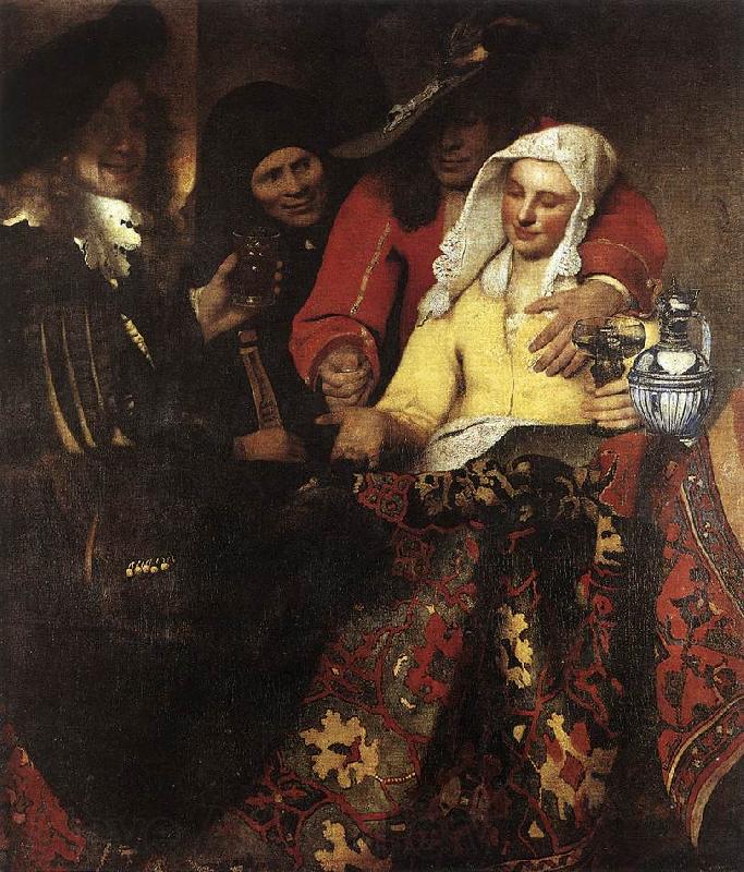 VERMEER VAN DELFT, Jan The Procuress  et France oil painting art